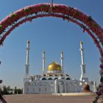 The second largest mosque Nur Astana Mosque is a gift of President of Kazakhstan & the Emir of Qatar. Astana - Nur Astana Mosque